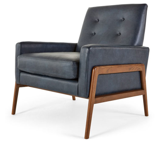 Cecil midcentury-style armchair range at Made