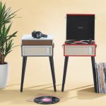 Budget audio: Bauhn Dansette-style record player with legs at Aldi