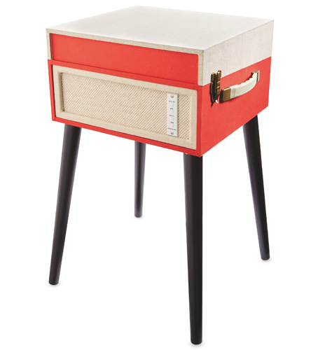 Budget audio: Bauhn Dansette-style record player with legs at Aldi