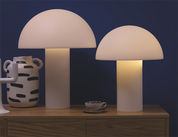 1970s-style Armand table lamps at Habitat
