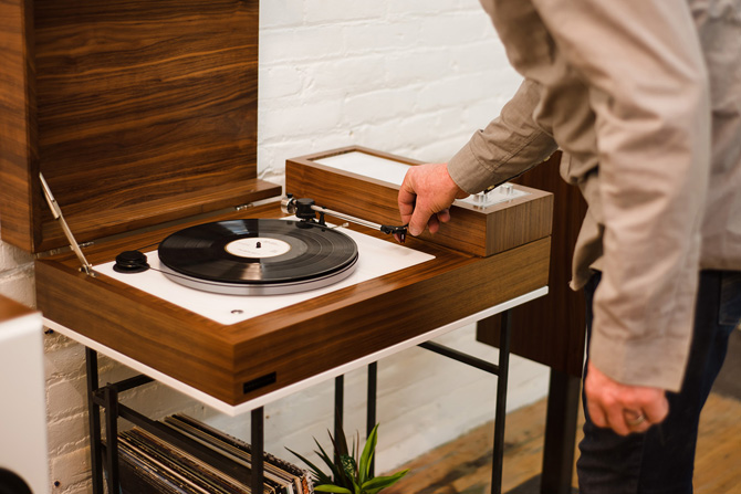 Wrensilva Loft retro-style record player and audio system