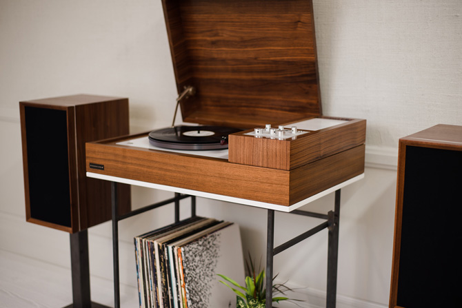 Wrensilva Loft retro-style record player and audio system