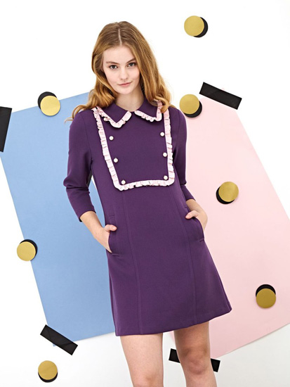 1960s-inspired Macaron Oxford Dress at Sister Jane