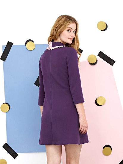 1960s-inspired Macaron Oxford Dress at Sister Jane