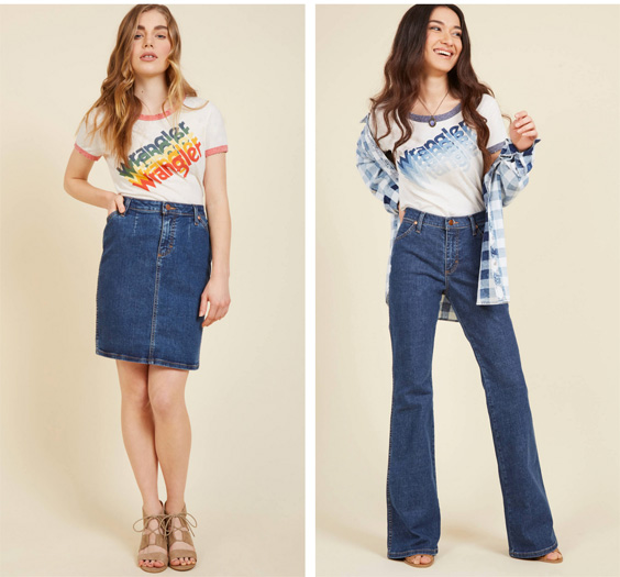 Back to the 1970s: Vintage-style Modcloth x Wrangler capsule collection