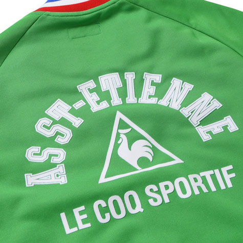 Retro sportswear: Le Coq Sportif x ASSE full zip sweatshirt
