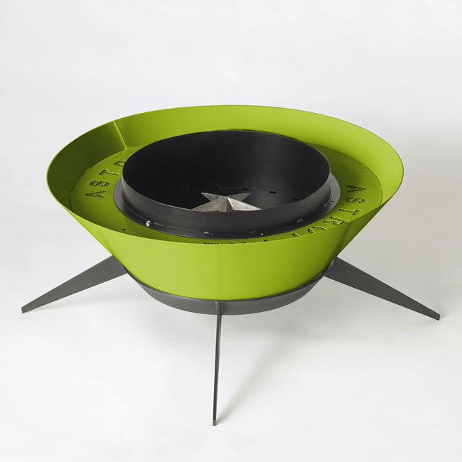 Astrofire retro-style fire pit by Modfire