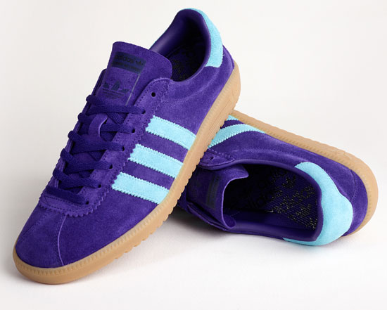 purple adidas trainers