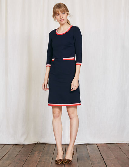 1960s-style Gloria Ponte Dress at Boden