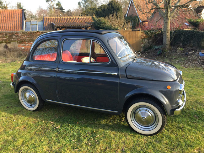 Low mileage 1963 Fiat 500D on eBay