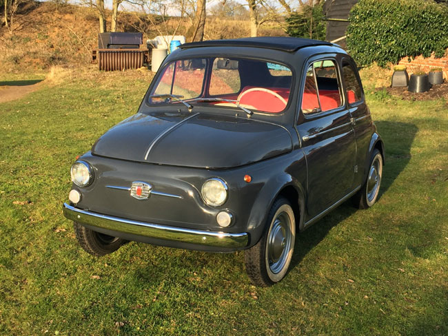 Low mileage 1963 Fiat 500D on eBay