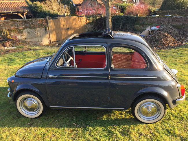 Low mileage 1963 Fiat 500D on eBay