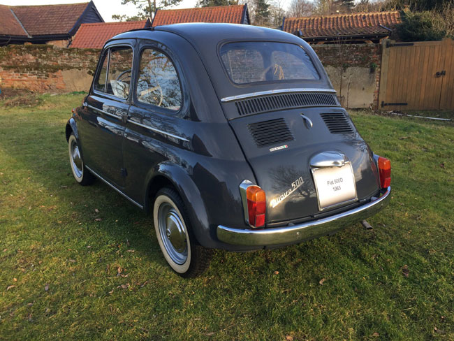 Low mileage 1963 Fiat 500D on eBay