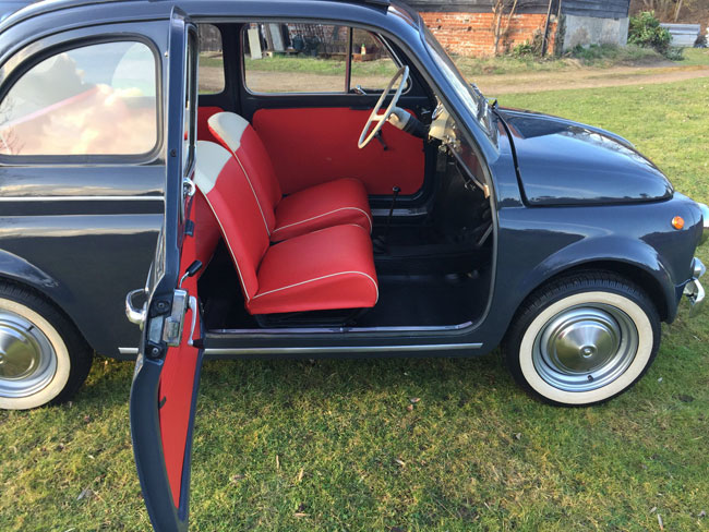 Low mileage 1963 Fiat 500D on eBay