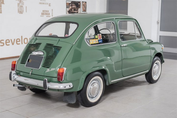 Fully restored 1972 Fiat 600d on eBay