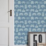 Retro gaming wallcovering by Murals Wallpaper