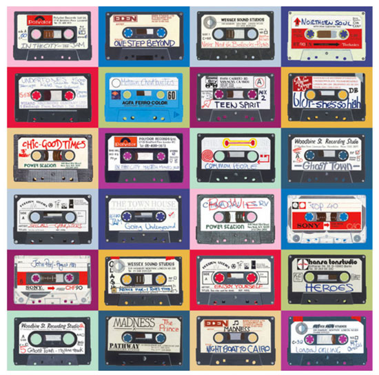 Retro Cassette Wallpaper by Horace Panter Art