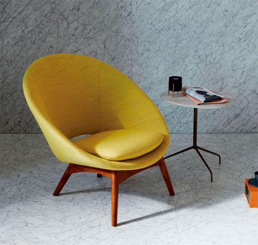 Midcentury-style Luna Chair at West Elm