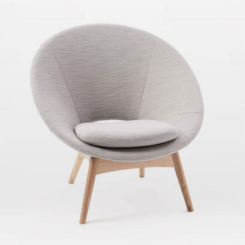 Midcentury-style Luna Chair at West Elm