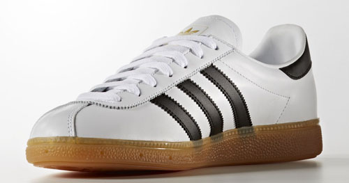 1970s Adidas München trainers reissue in white leather