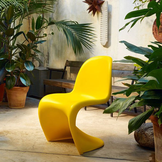 1960s Vitra Panton Chair gets a limited edition sunlight finish