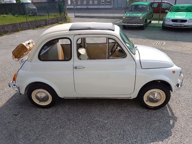 1970 Fiat 500L special edition twin tone on eBay