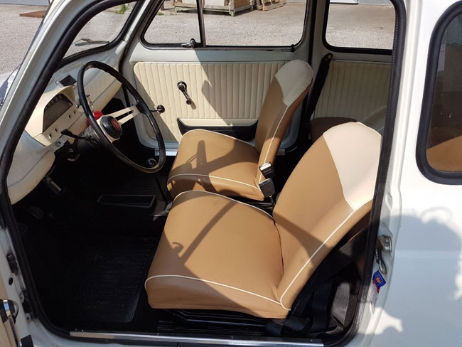 1970 Fiat 500L special edition twin tone on eBay