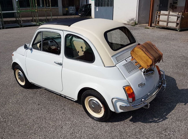 1970 Fiat 500L special edition twin tone on eBay