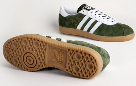 1960s Adidas Athen trainers return in Forest Green suede