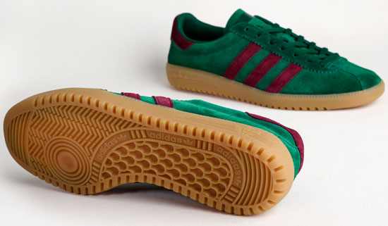 Adidas Bermuda trainers back in green and maroon as a Size? exclusive