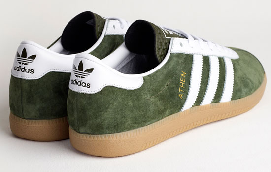 1960s Adidas Athen trainers return in Forest Green suede