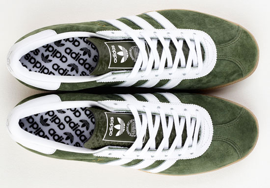 1960s Adidas Athen trainers return in Forest Green suede