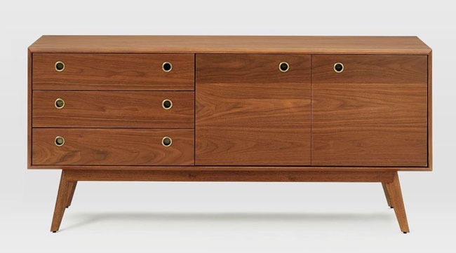 Midcentury-inspired Arlo Media Console at West Elm