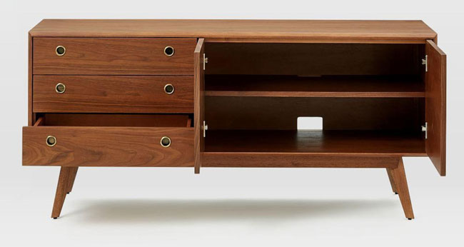 Midcentury-inspired Arlo Media Console at West Elm