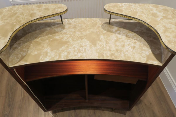 Refurbished 1950s cocktail bar on eBay