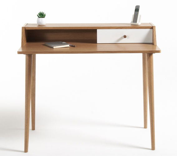 Midcentury-style Clairoy desk at La Redoute