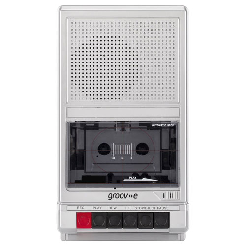 Old school audio: Groov-e Retro Series cassette player and recorder