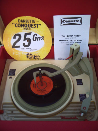 Original 1960s Dansette Conquest Auto record player on eBay