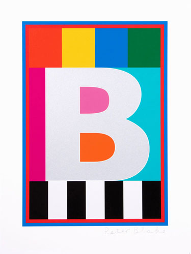 Retro letters: The Dazzle Alphabet by Sir Peter Blake