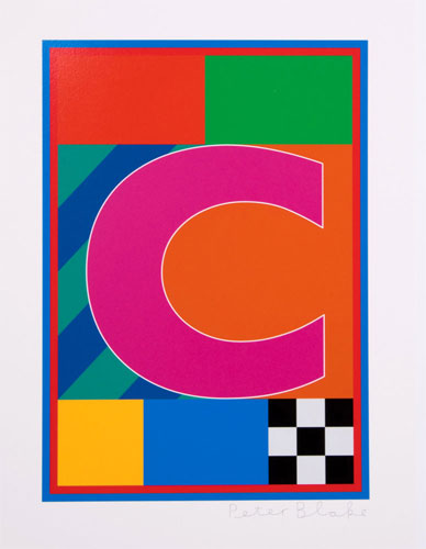 Retro letters: The Dazzle Alphabet by Sir Peter Blake