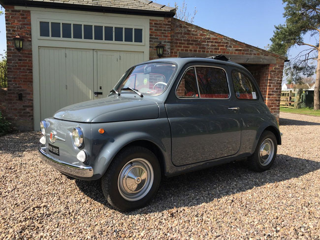 1967 Fiat 500 with low mileage on eBay