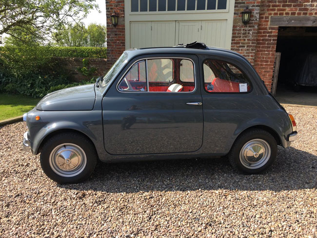 1967 Fiat 500 with low mileage on eBay