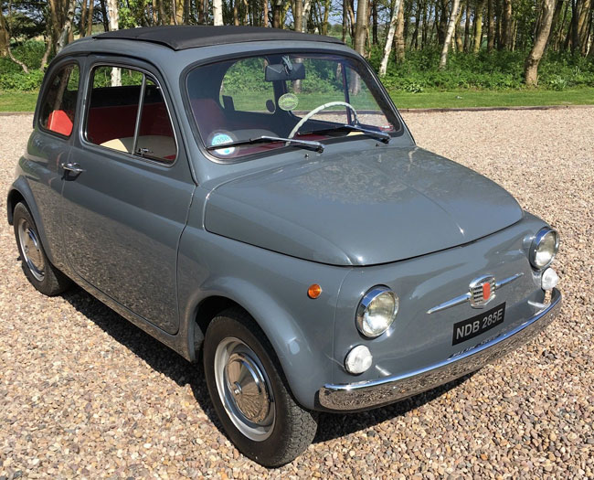 1967 Fiat 500 with low mileage on eBay