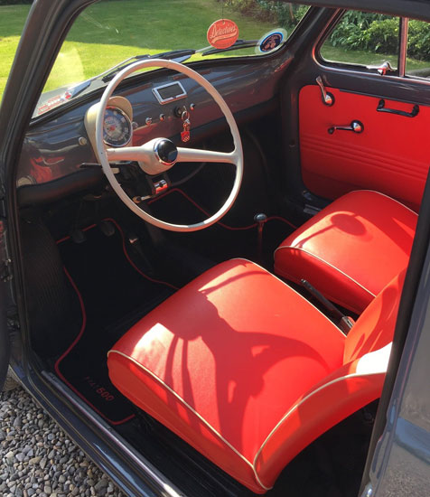 1967 Fiat 500 with low mileage on eBay