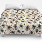 Bold midcentury modern duvet covers by Jenn Ski