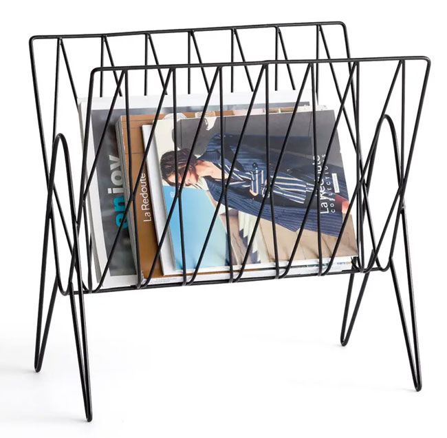 Niouz retro magazine rack at La Redoute