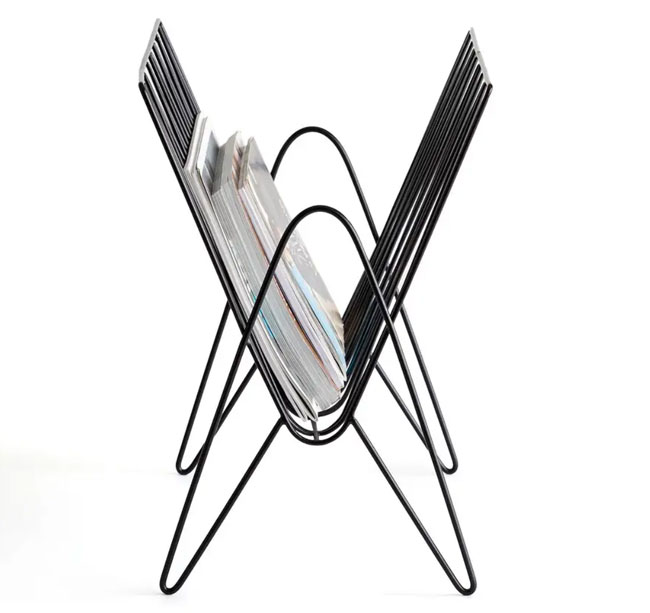 Niouz retro magazine rack at La Redoute