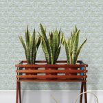 Retro-style Metroland wallpaper by Mini Moderns