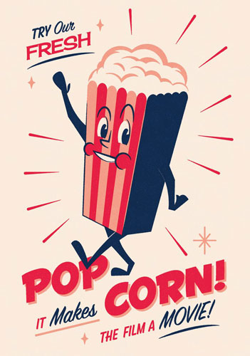 Midcentury-inspired Snack Pack prints by Telegramme