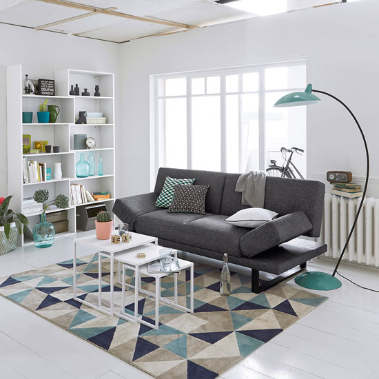 Affordable retro: Akbabu and Elga rugs at La Redoute